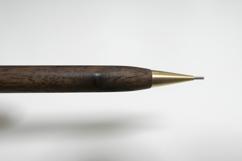 Handmade Walnut and Brass Mechanical Pencil_03